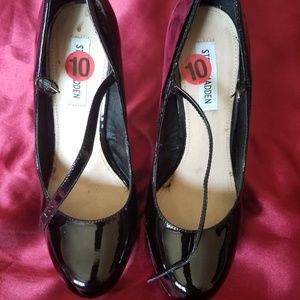 Steve Madden Black Patent Mary Janes